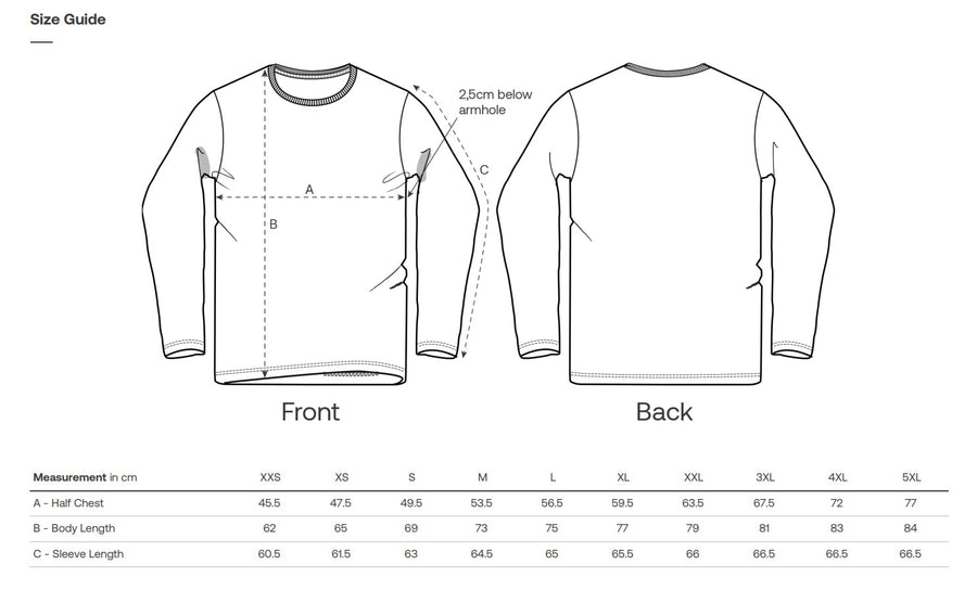 Product Size Guide