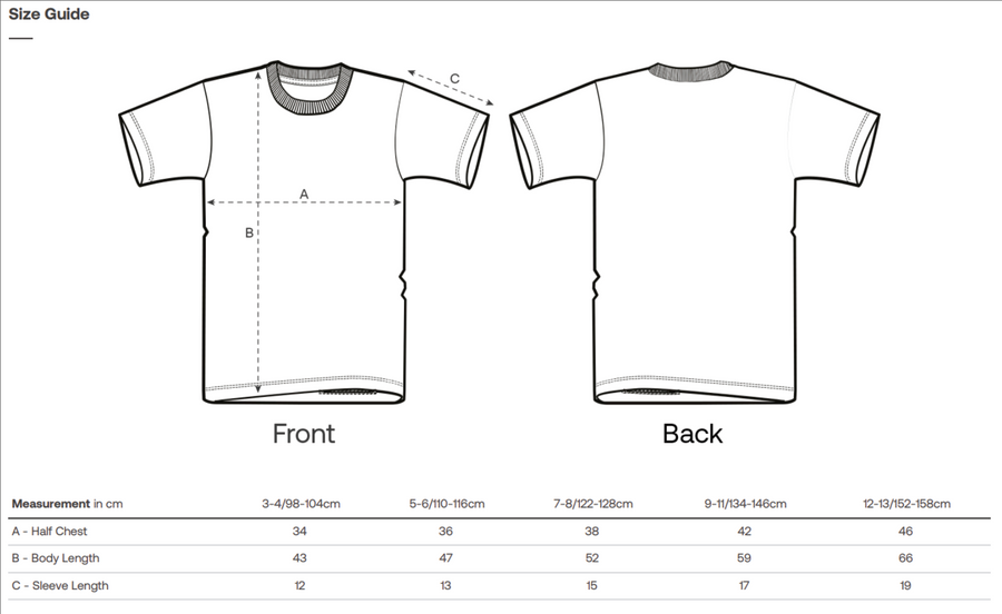 Product Size Guide