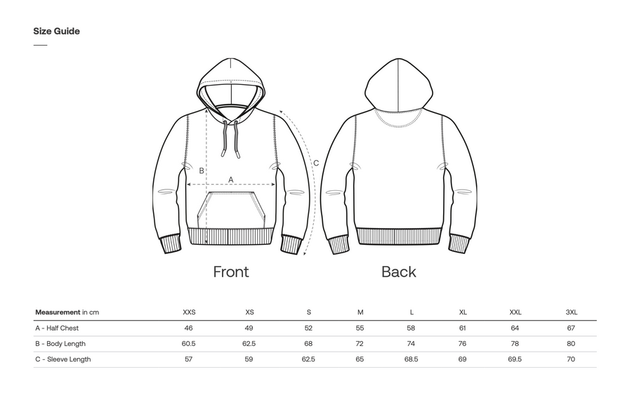 Product Size Guide