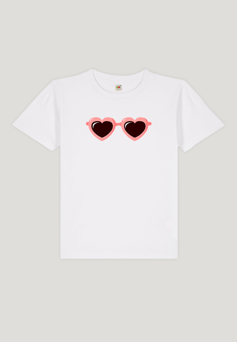 Baby Tee - Heart Sunglasses