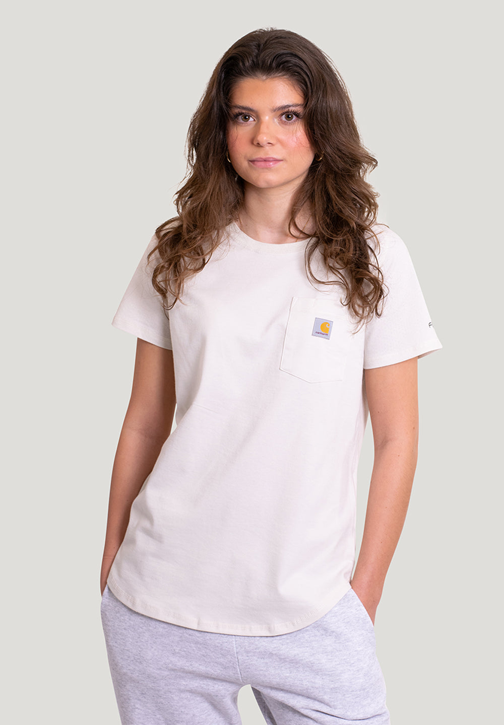 Carhartt Force T shirt med brystlomme Dame