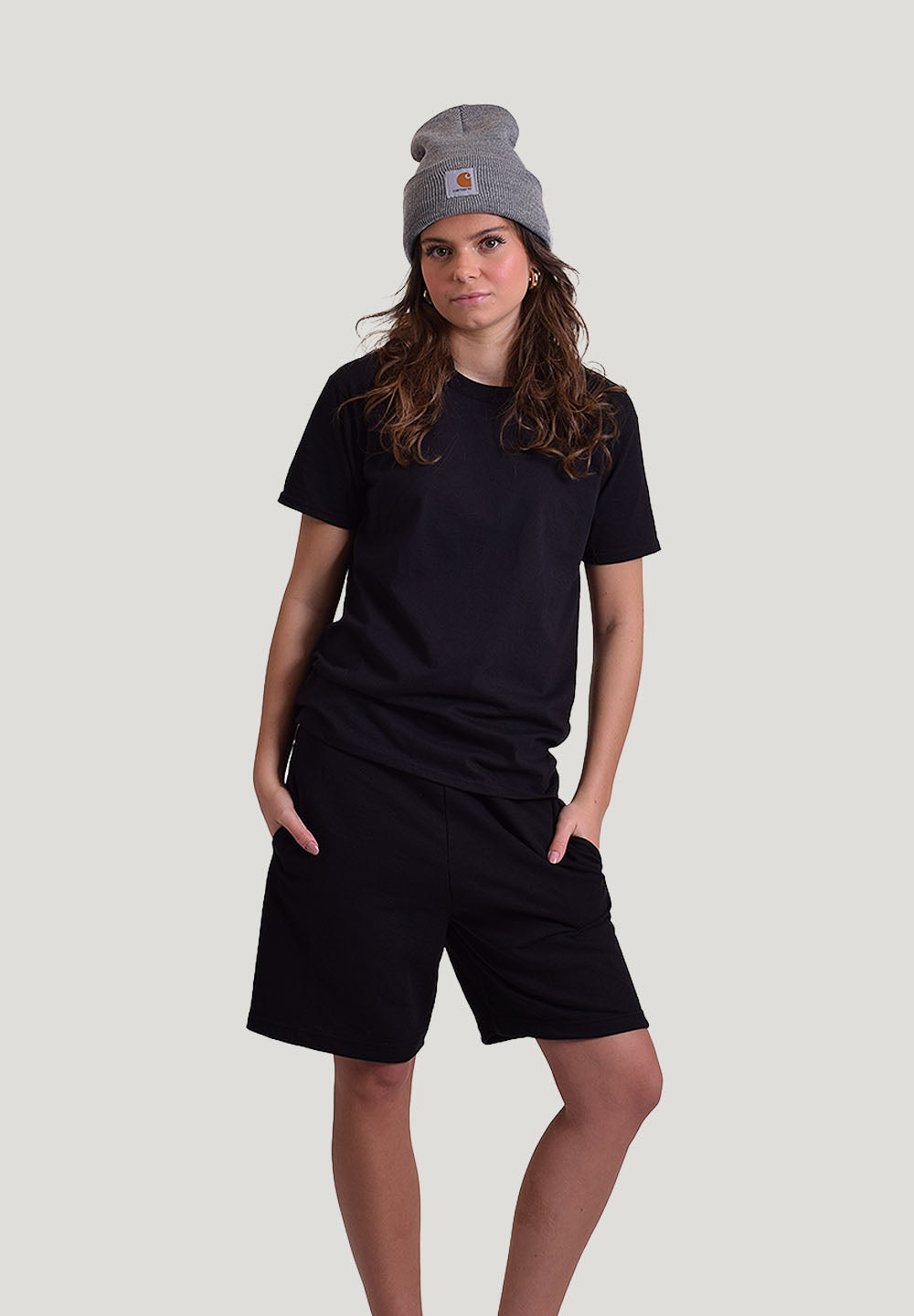 LOOZE T-shirt og Shorts Sæt - Fruit of the Loom